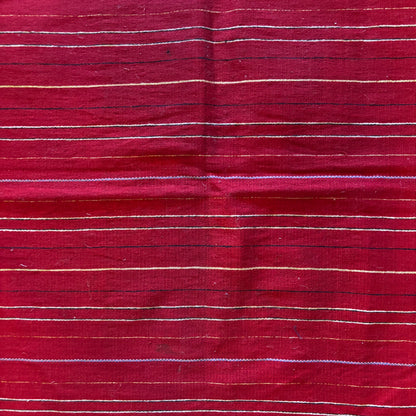 Red Woven Table Runner