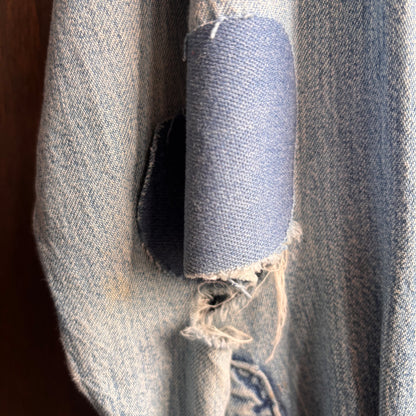 Eddie Bauer Distressed Denim Shirt