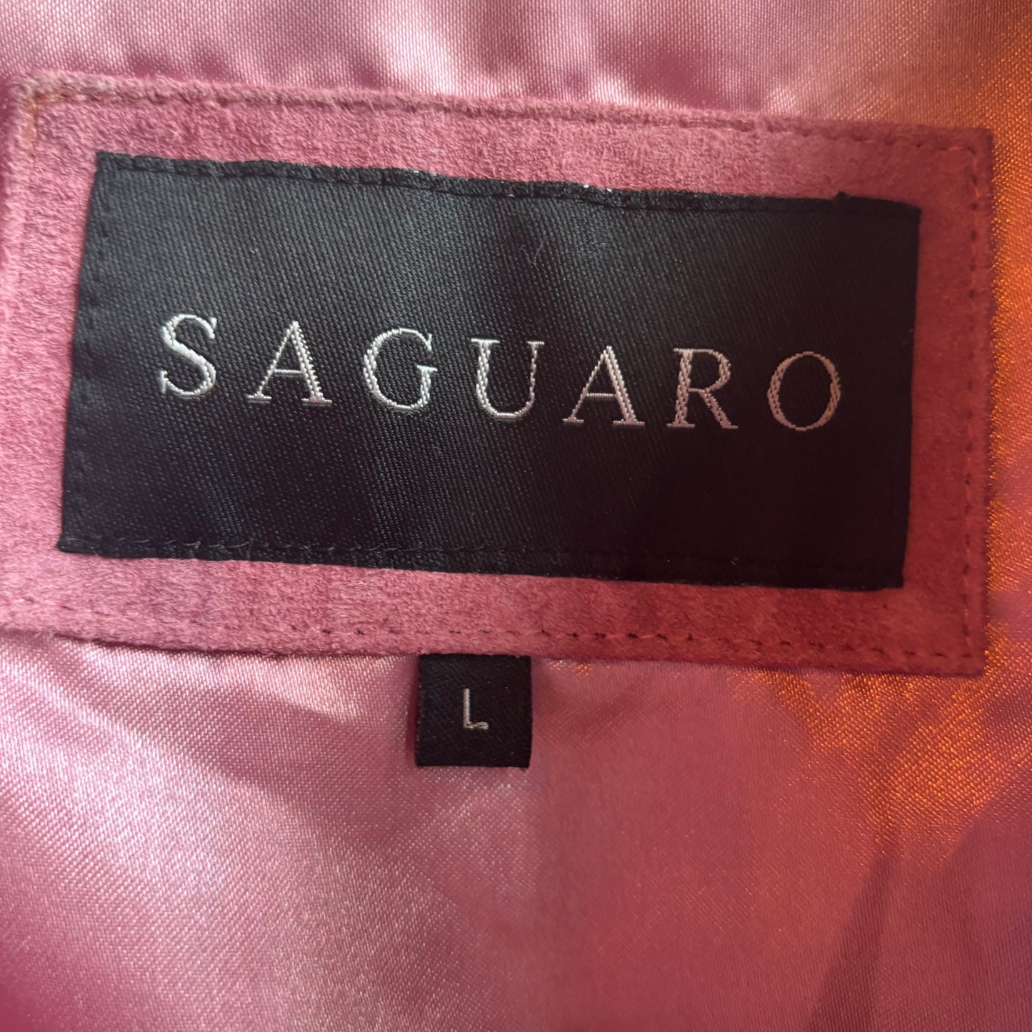 Saguaro Pink Suede Fringed Jacket