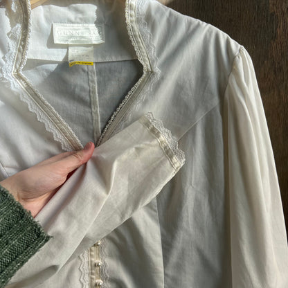 Vintage Gunne Sax White Blouse