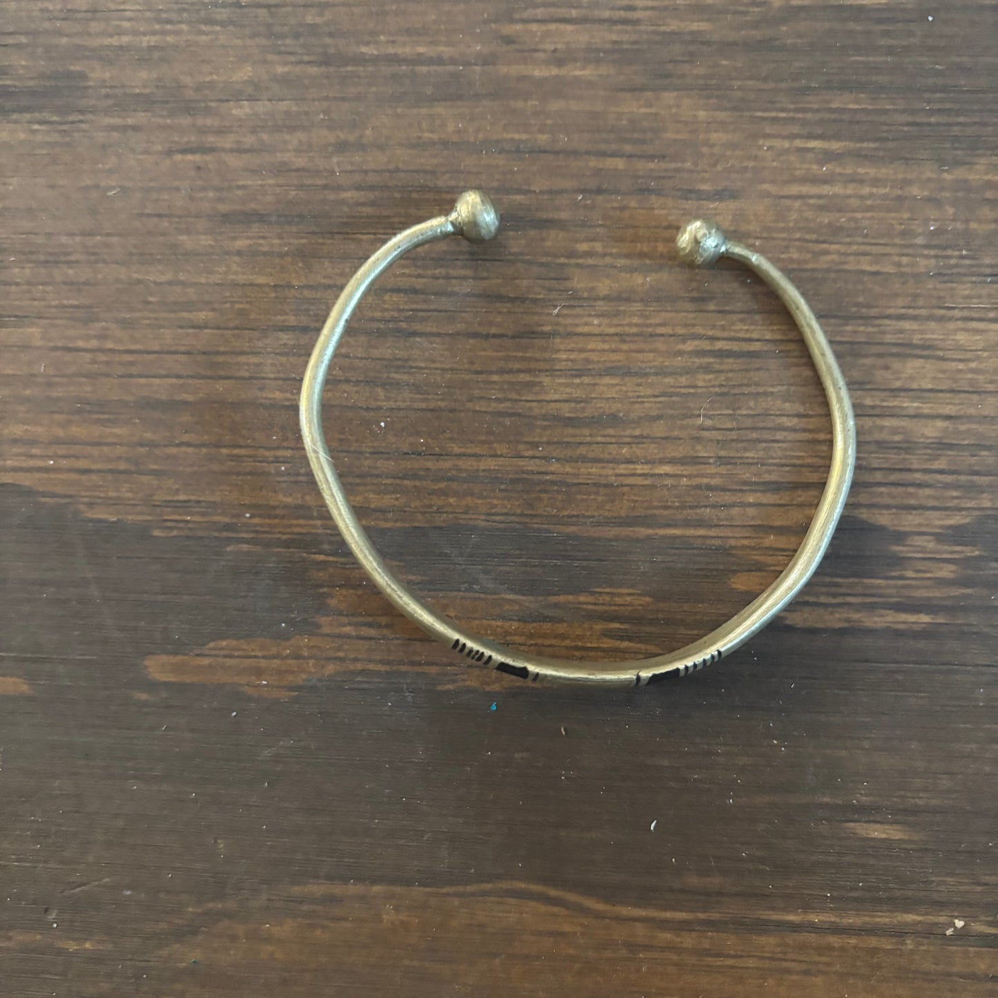 Vintage Brass Cuff Bracelet