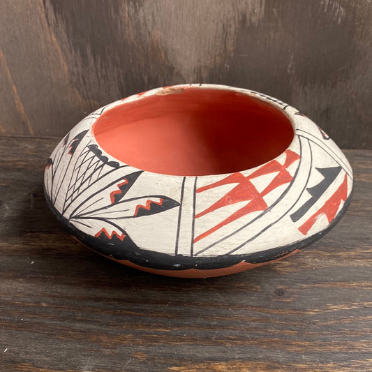 Jemez Pueblo Hand-painted Bowl