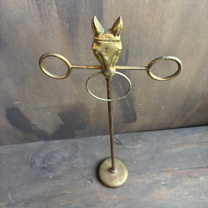 Brass Horse Umbrella Holder