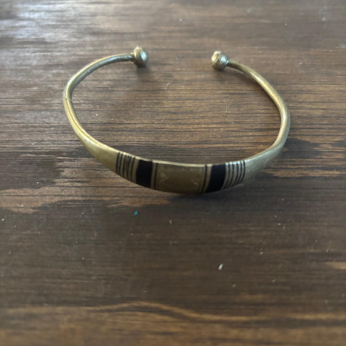 Vintage Brass Cuff Bracelet