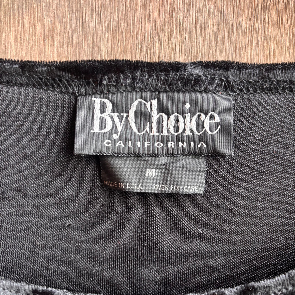 Vintage Black Crushed Velvet Set