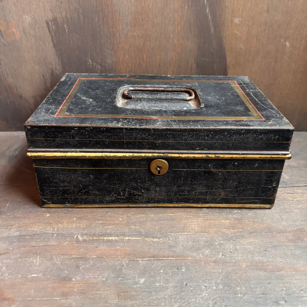 Vintage Metal Bank Box