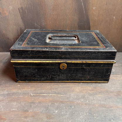 Vintage Metal Bank Box