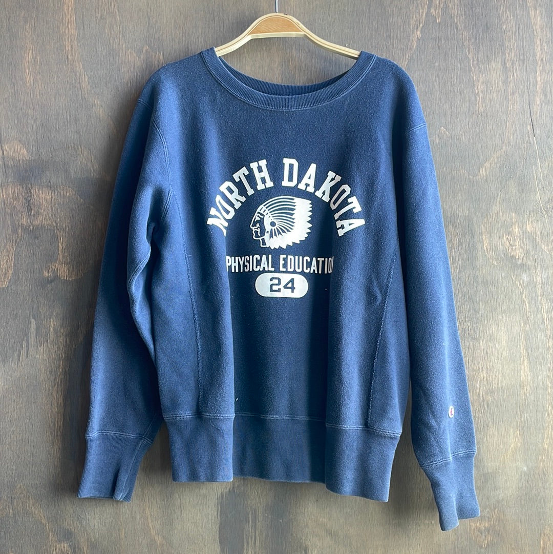 Vintage Champion North Dakota Physical Education Crewneck Sweatshirt