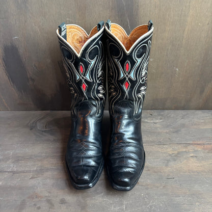 Vintage Acme Black Leather Boots