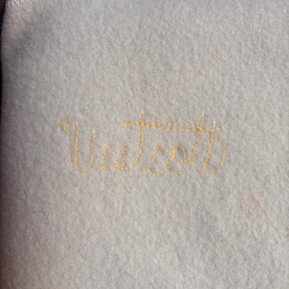 Vintage Cream Personalized Blanket