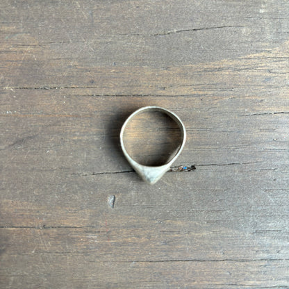 Handmade Silver Pyramid Ring