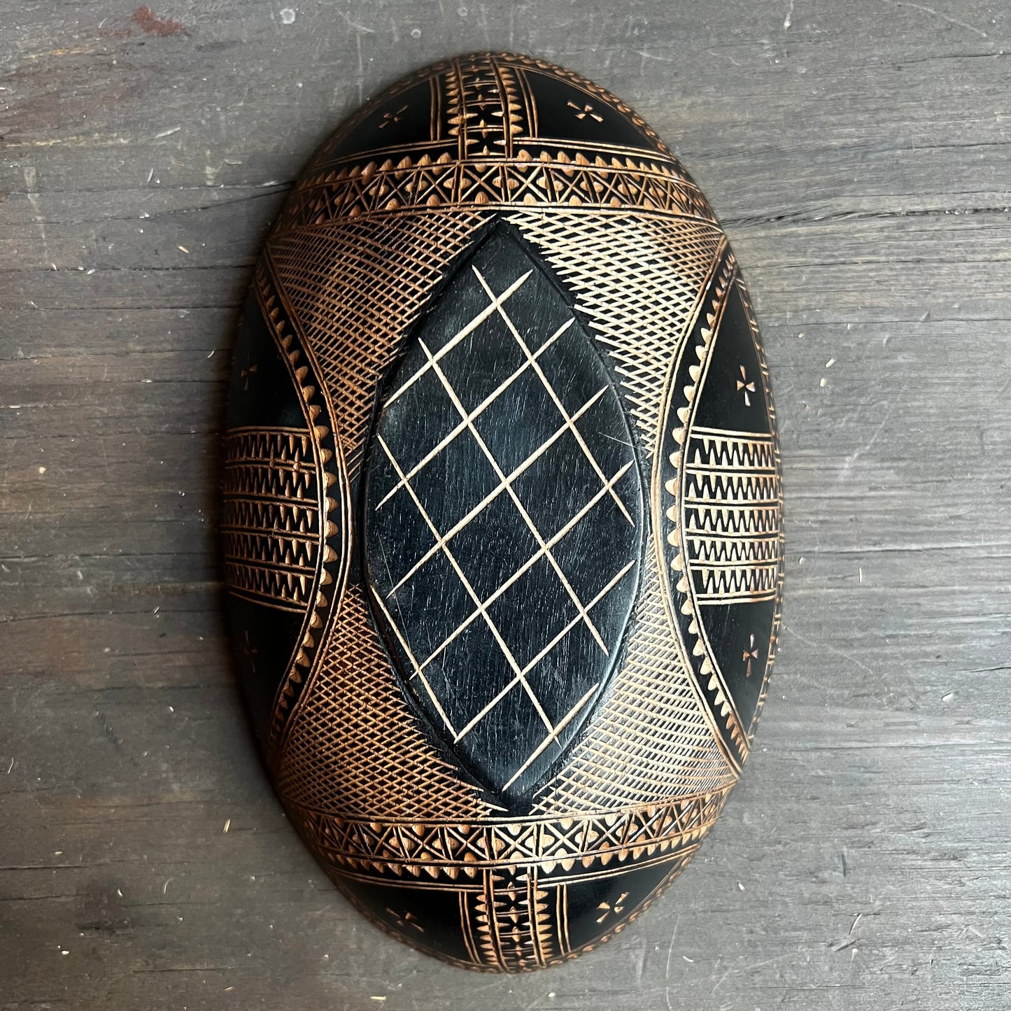 Carved Wooden Bowl