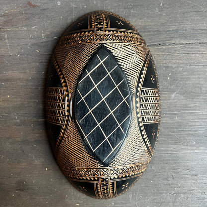 Carved Wooden Bowl