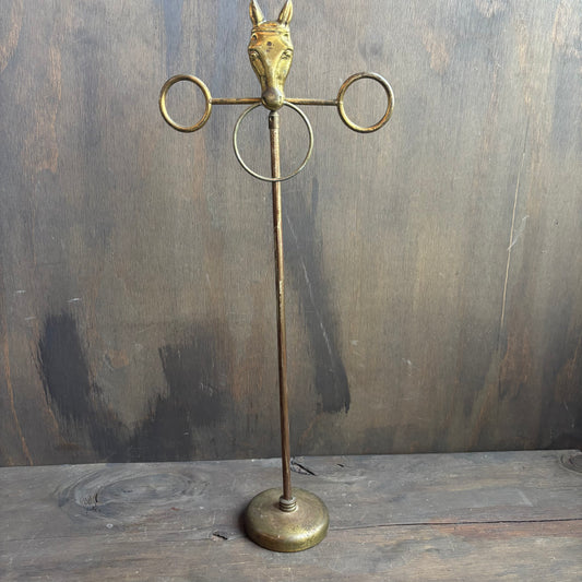 Brass Horse Umbrella Holder