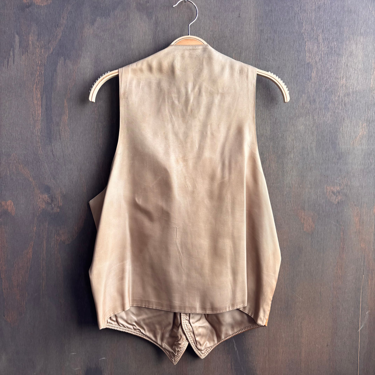 Vintage Chaps by Ralph Lauren Tan Leather Vest
