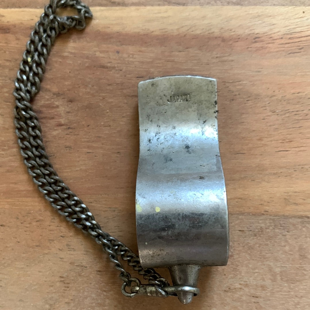 Vintage metal whistle