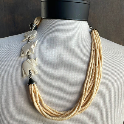 Elephant Beaded Necklace