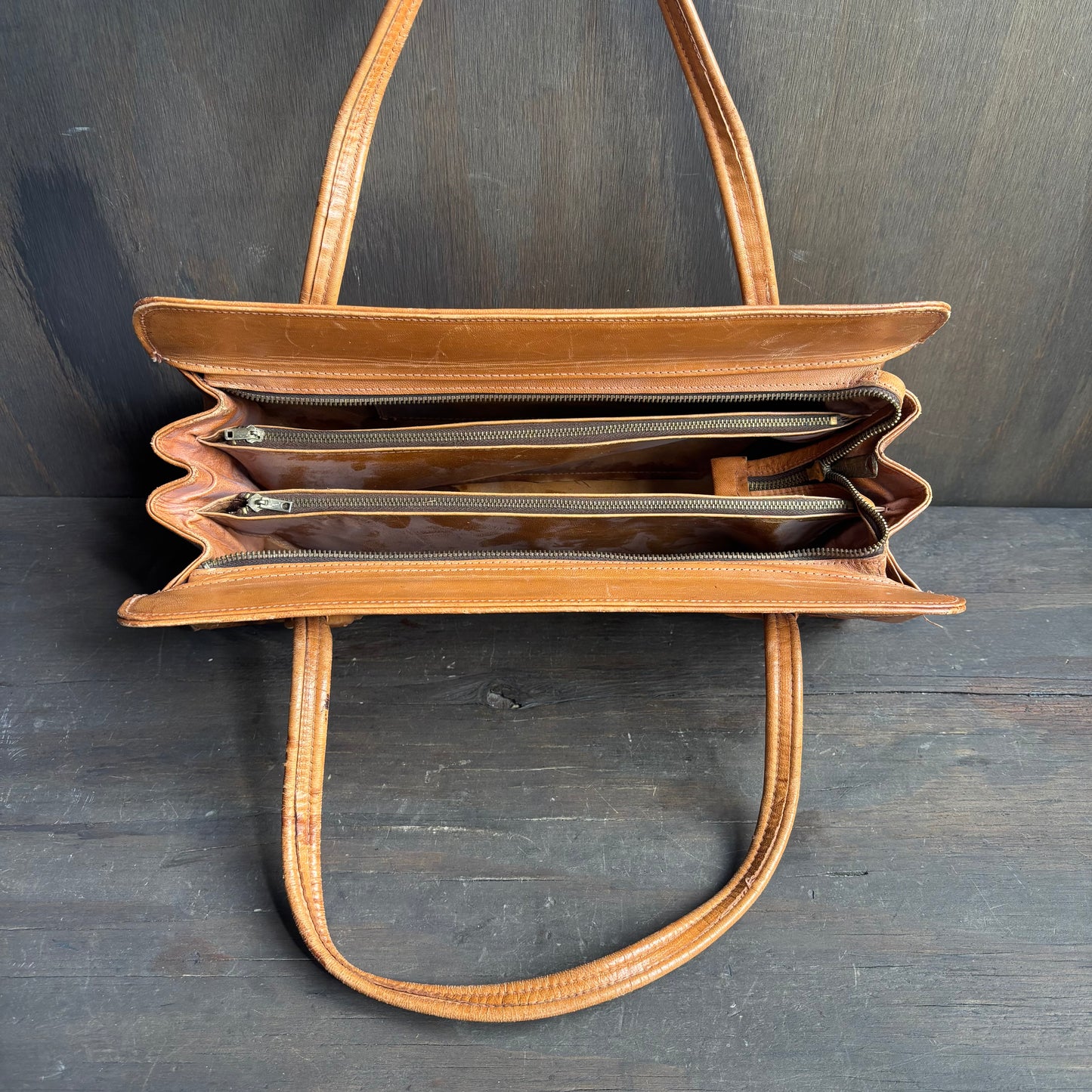 Vintage Tooled Leather Doctor Bag