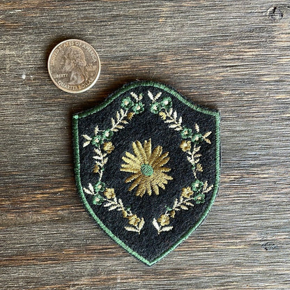 Floral Crest Patch