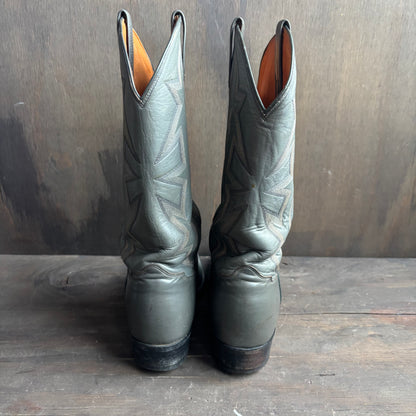 El Dorado Grey Leather Boots