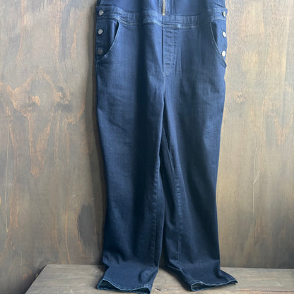 Dark Denim Overalls