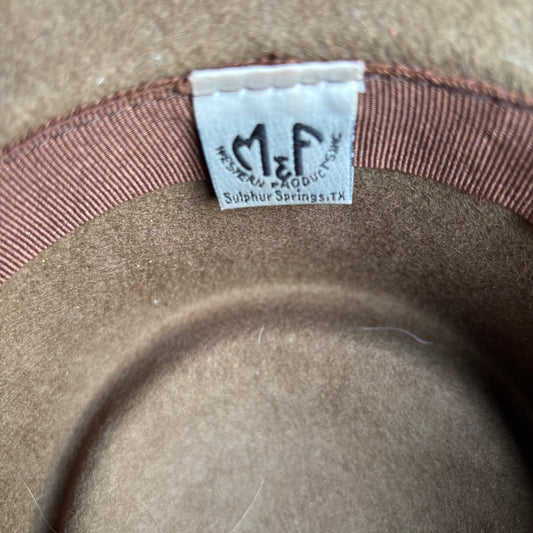 Kids Brown Hat with Stitching