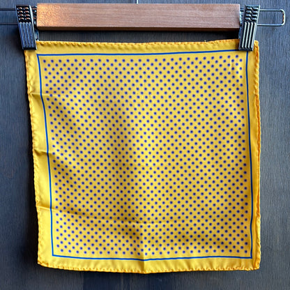 Yellow Patterned Handkerchief