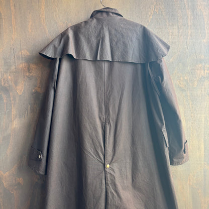 Vintage Brown Oil Skin Duster