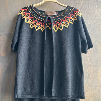 Vintage Double D Ranchwear Black Knit Set