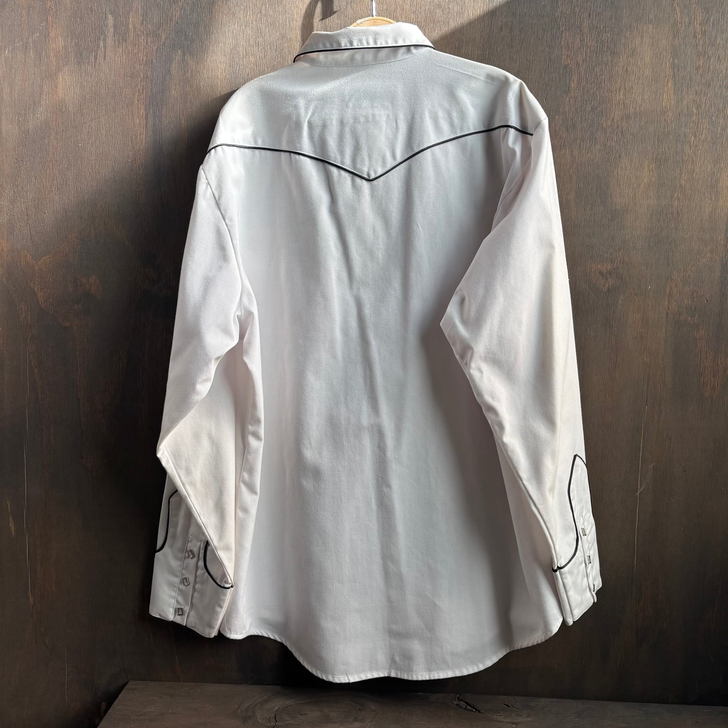 Roper White Western Pearl Snap