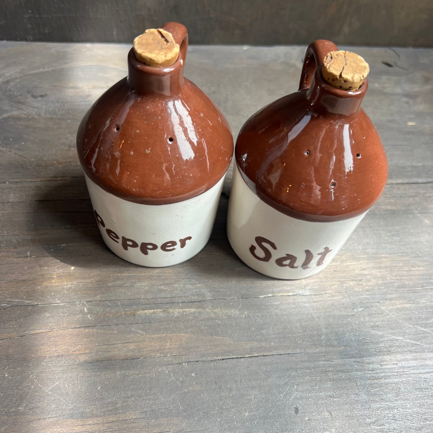 Vintage Ceramic Salt and Pepper Shakers
