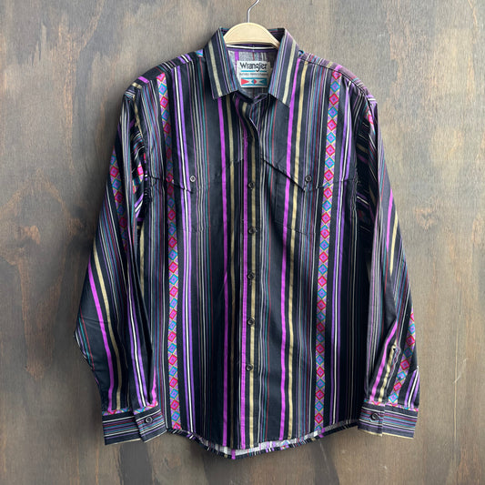 Vintage Wrangler Colorful Button Up
