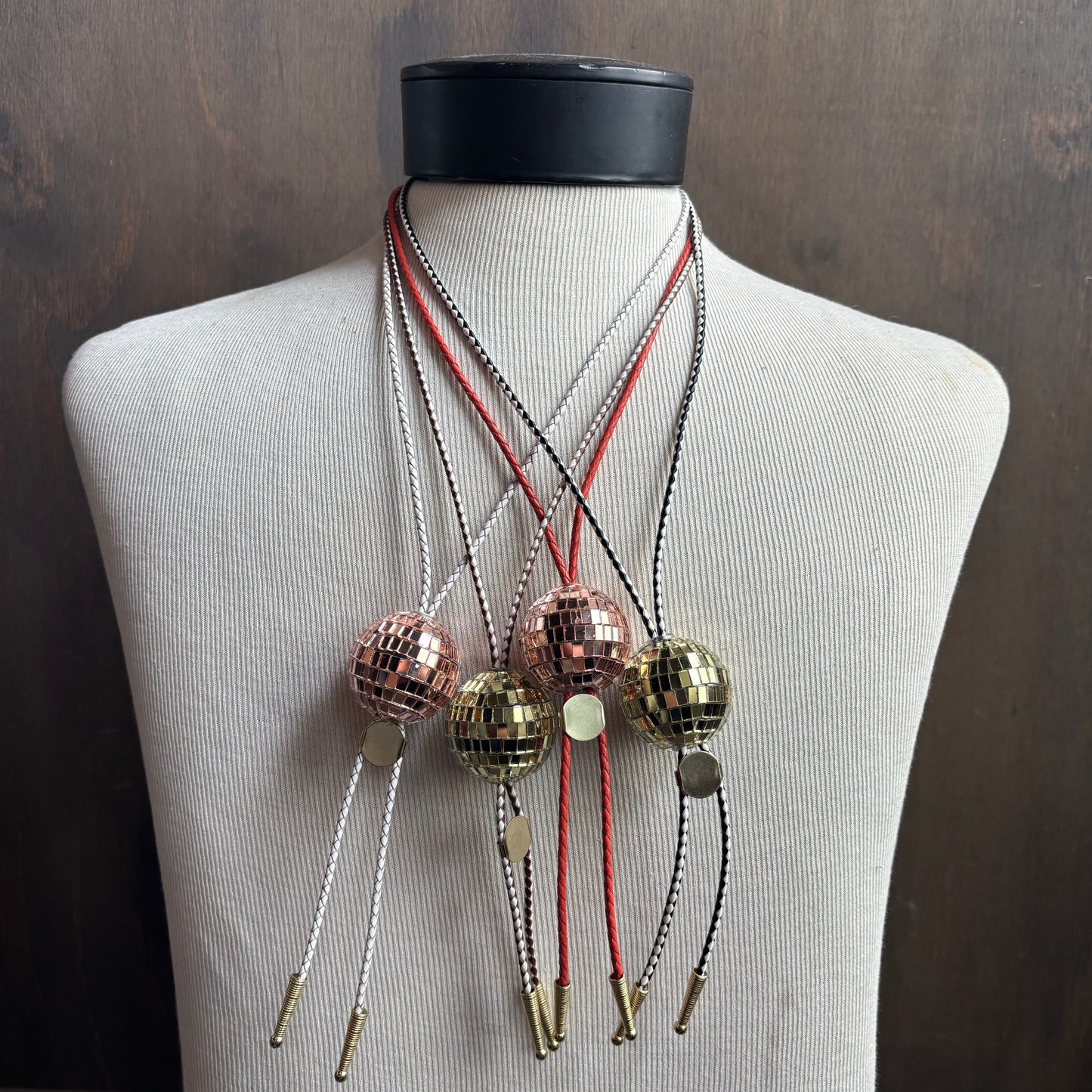 Disco Ball Bolo Tie