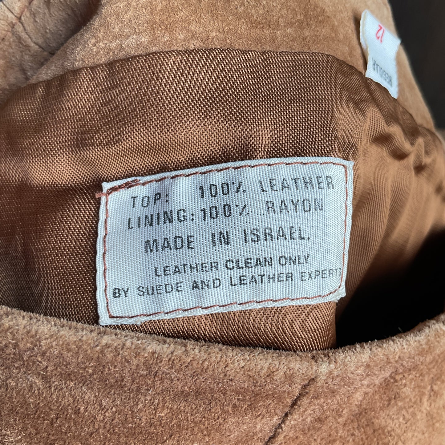 Vintage Leather Flair Pants