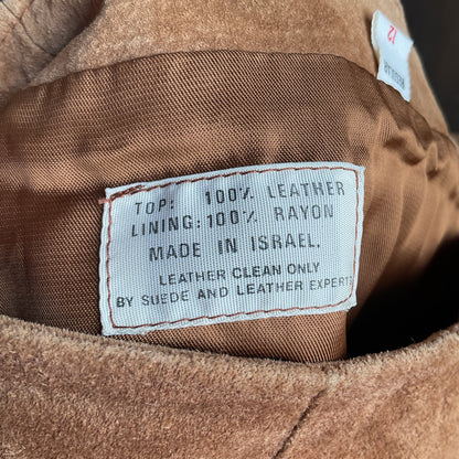 Vintage Leather Flair Pants