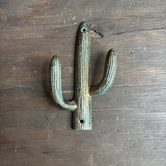 Cast Iron Cactus Wall Hook