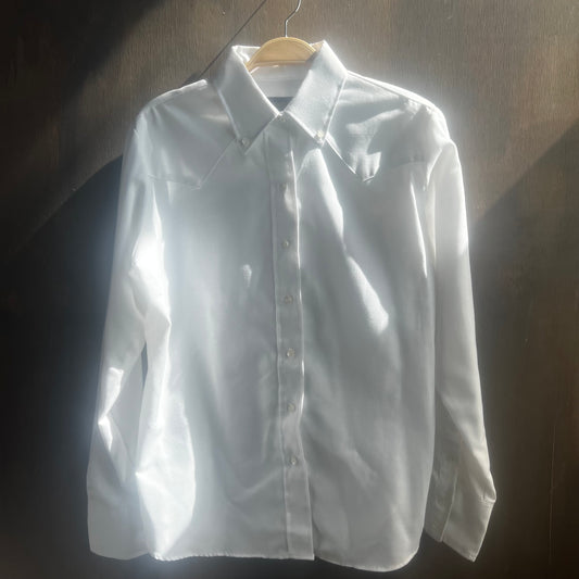 Panhandle Slim White Collared Shirt