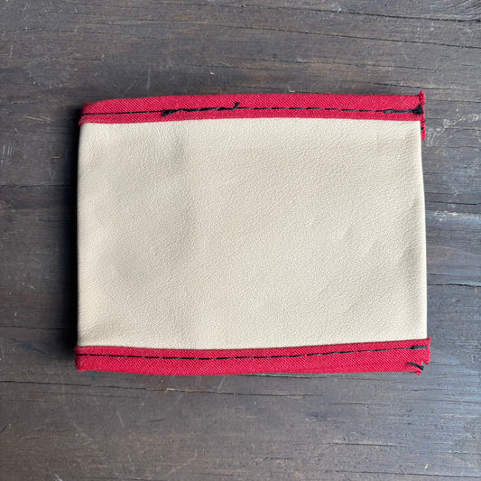 Vintage Leather Single-Fold Wallet