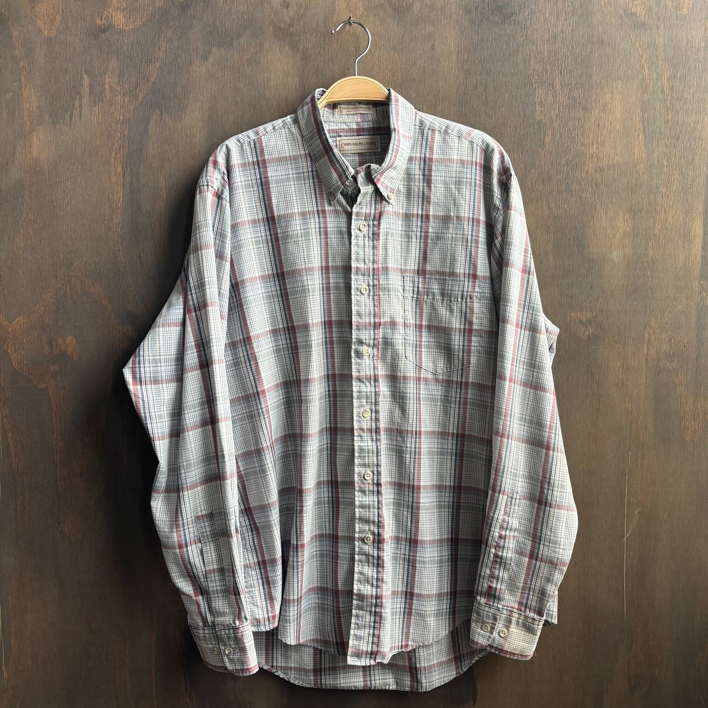 Chaps by Ralph Lauren Plaid Button Up