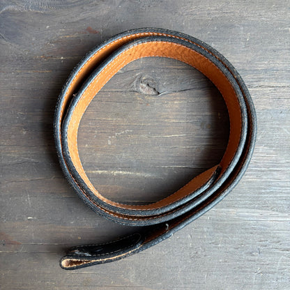 Nocona Black Leather Belt