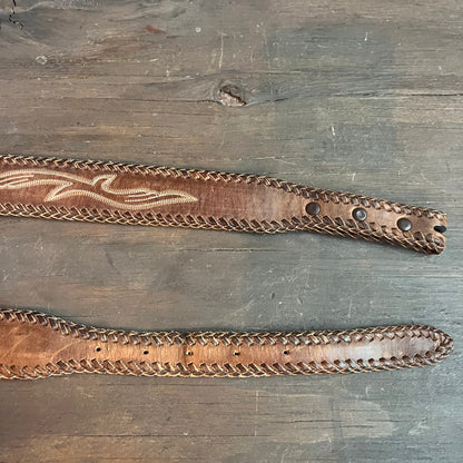 Larry Mahan Leather Belt