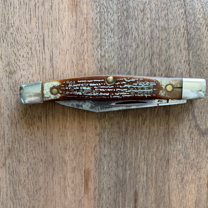 Vintage Old Hickory double-blade pocket knife