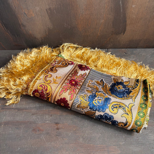 Gold Tapestry Style Bed Cover