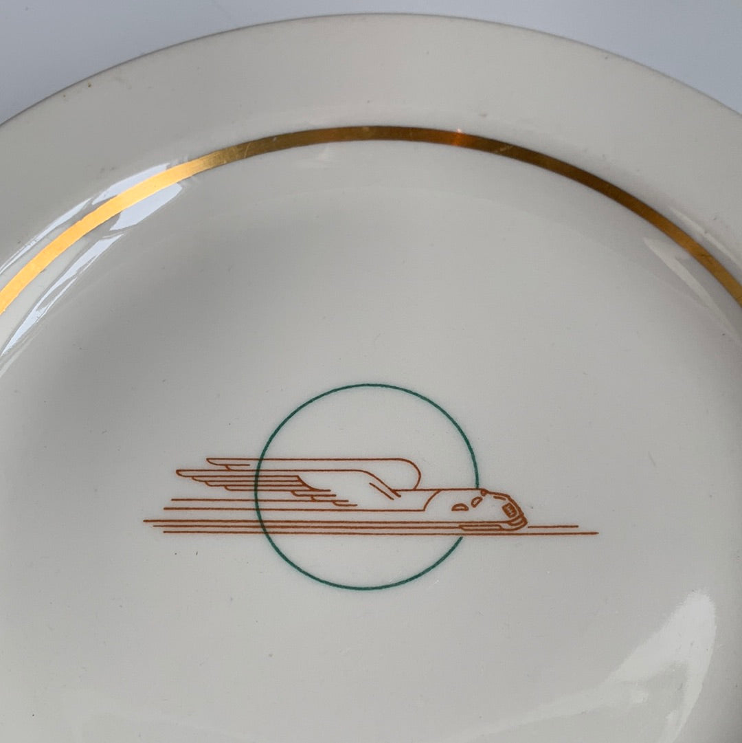 Train Plate- Sterling Vitrified China- G5