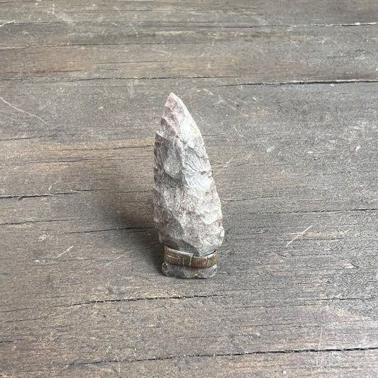 Stone Arrowhead Pin