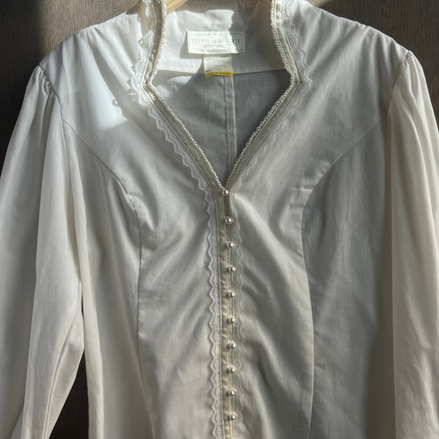 Vintage Gunne Sax White Blouse