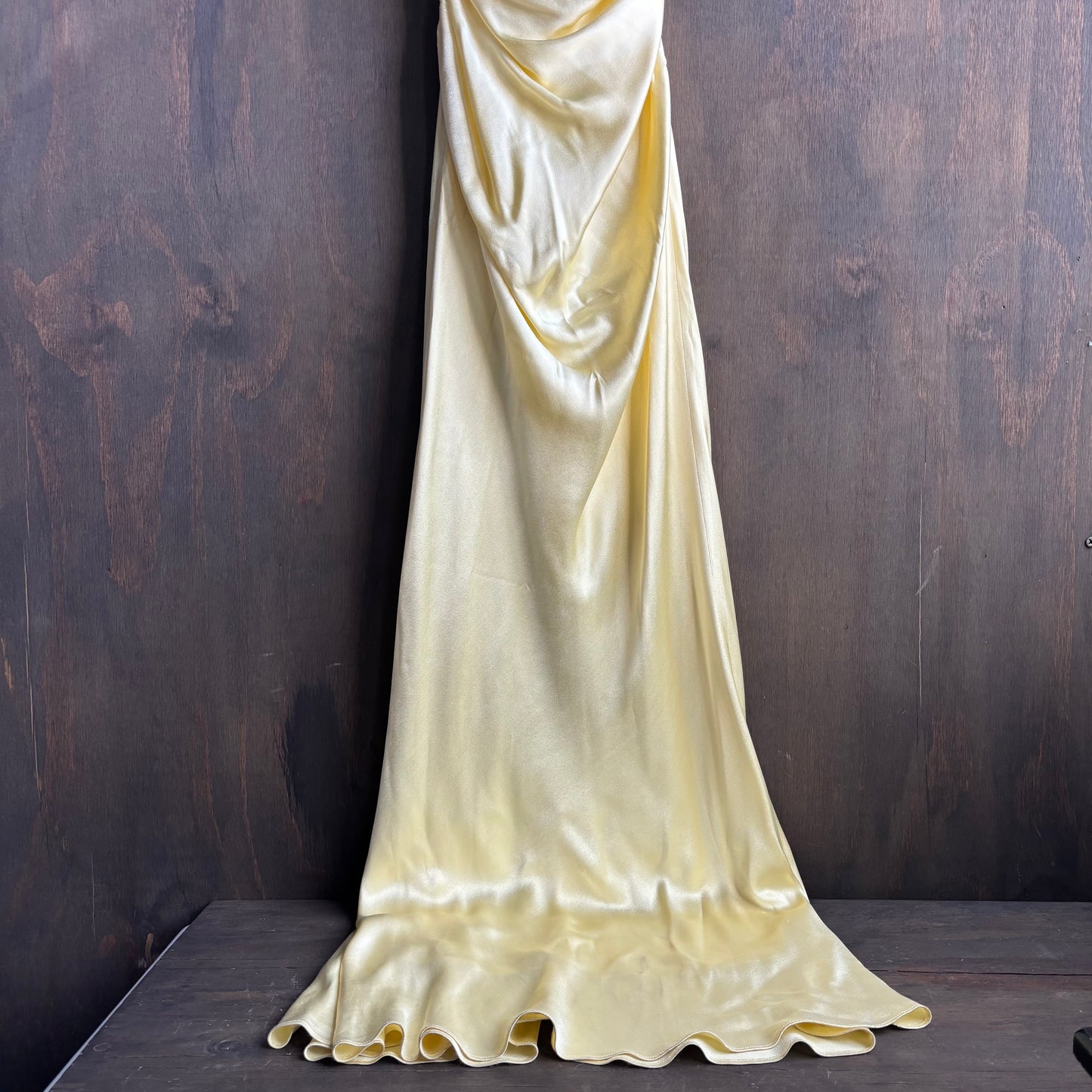 Shonajoy Yellow Spaghetti Strap Dress