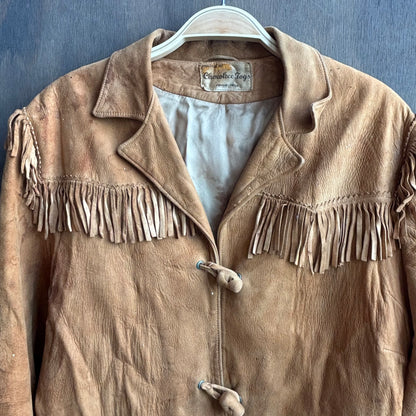 Vintage Cherokee Togs Suede Fringe Jacket