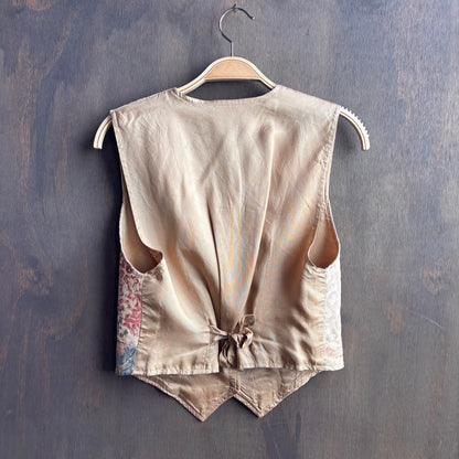 Vintage Floral Patchwork Vest