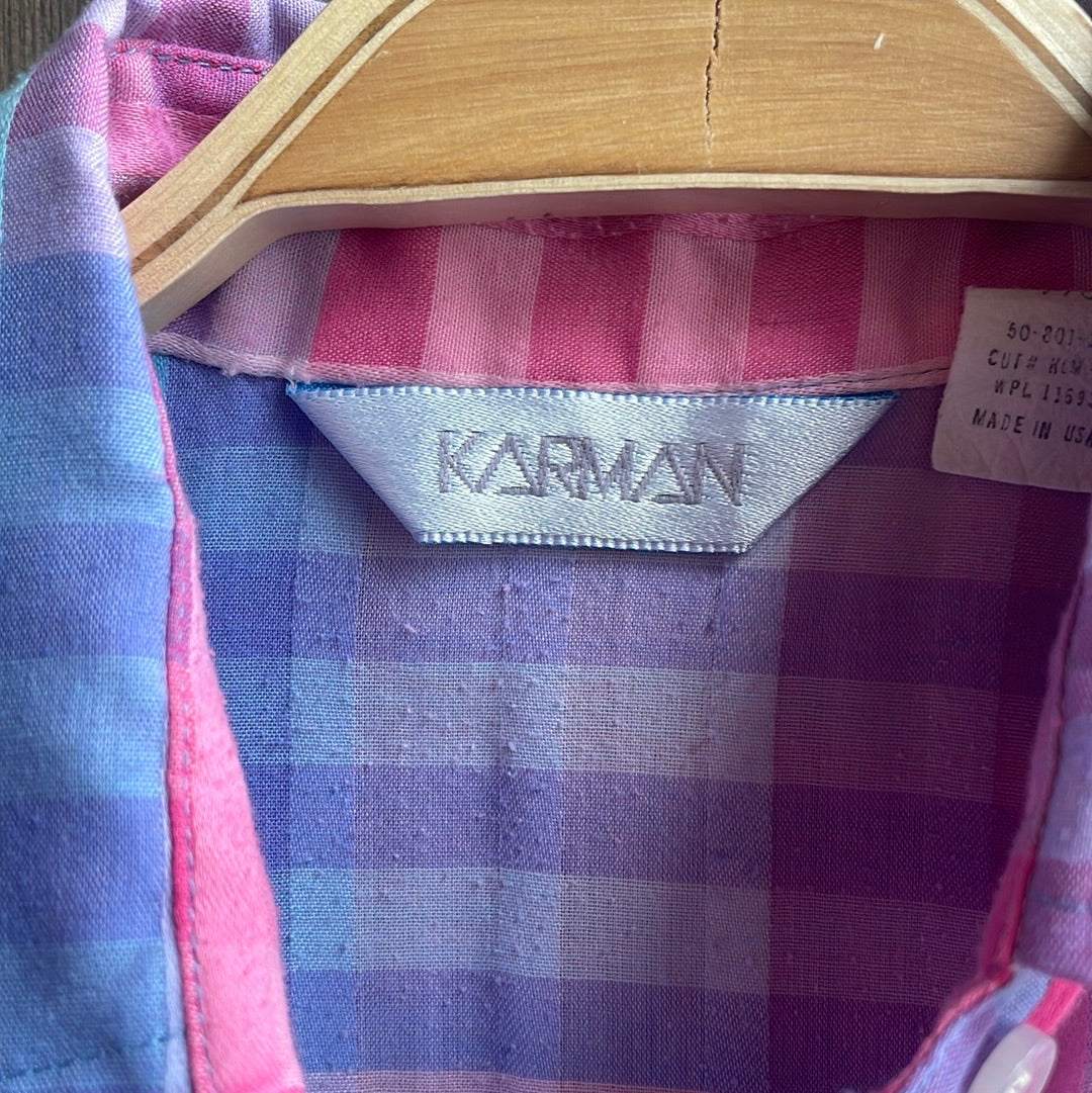 Karman Plaid Button Down